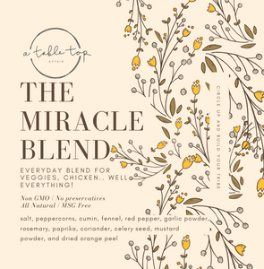 Table Top Spice Blend: Miracle Blend